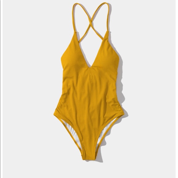 Halara Other - NWT Halara one piece swimsuit honey mustard size small